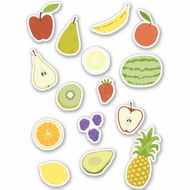 Sticker Fruits mignons (Devant)