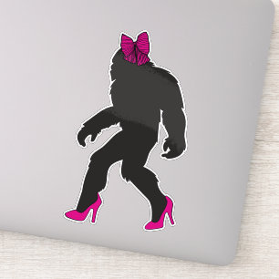 Sticker Funny Chic Sassy Sasquatch