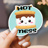 Funny Kawaii Smores Hot Mess
