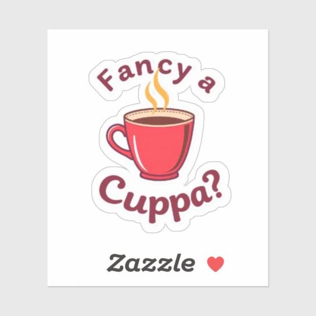 Sticker Funny Proper Chuffed British Slang Quote (Feuille)