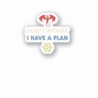 Sticker Funny Rpg Dungeons Board Game D20 Dice Fumble Retr