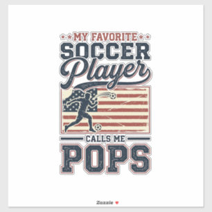 Sticker Funny Soccer Pops Conception de T-shirt avec Gravu