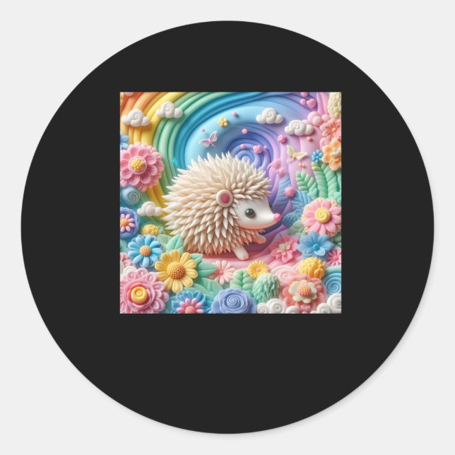 Sticker für 3D-Igel (Vorderseite)