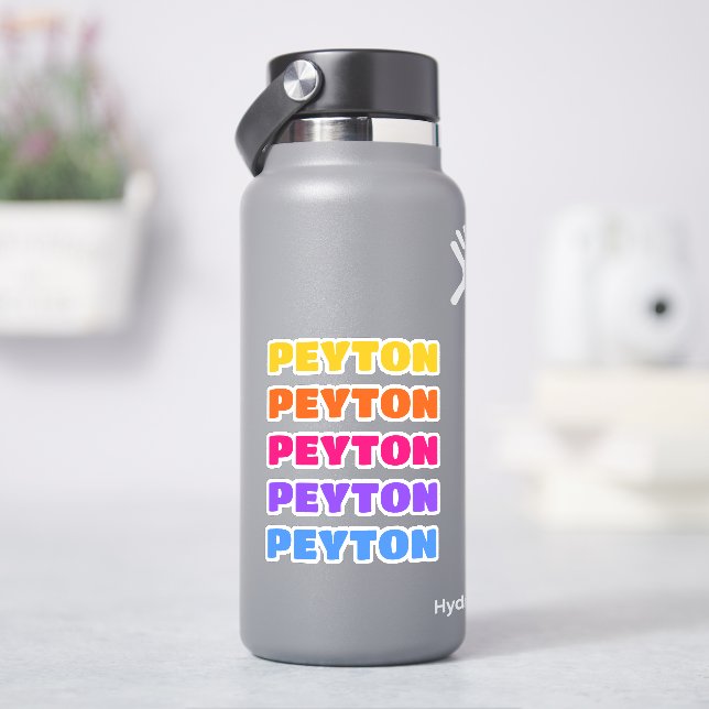 Sticker für ästhetische Namen, Preppy-Sticker (HydroFlask)