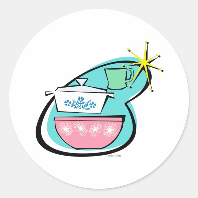 Sticker für atomare Cookies (Vorderseite)