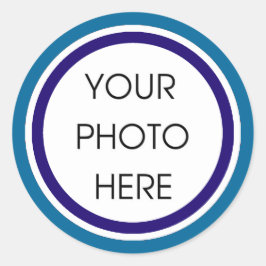 Sticker für Blaue und Navy-Template