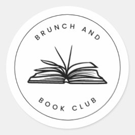 Sticker für Brunch und Book Club