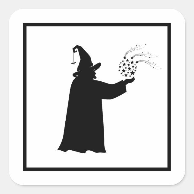 Sticker für Creepy Wizard (Vorderseite)