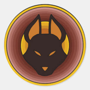 Sticker für das alte ägyptische Gütezeichen Wepwaw