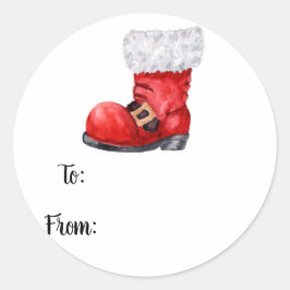 Sticker für das Boot-Geschenk des Weihnachtsmanns