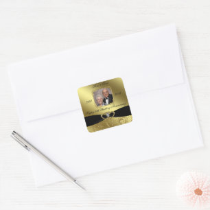Sticker für das Goldene Hochzeitstag-Foto