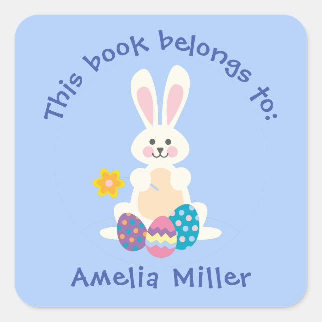 Sticker für das OsterBunnies Frühjahr-Design-Buchz (Vorderseite)