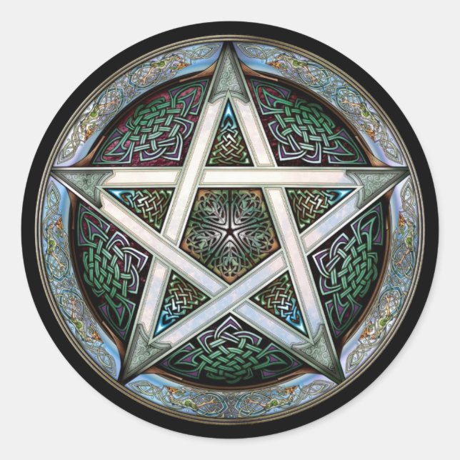 Sticker für das Silver Pentagramm (Vorderseite)