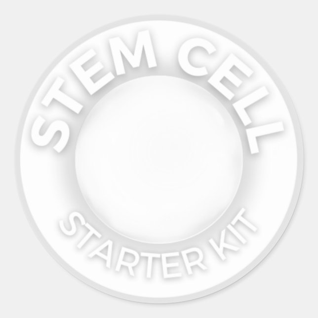 Sticker für das Stammzellenstarter-Kit - Option 1 (Vorderseite)
