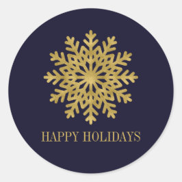 Sticker für den Goldenen Snowflake