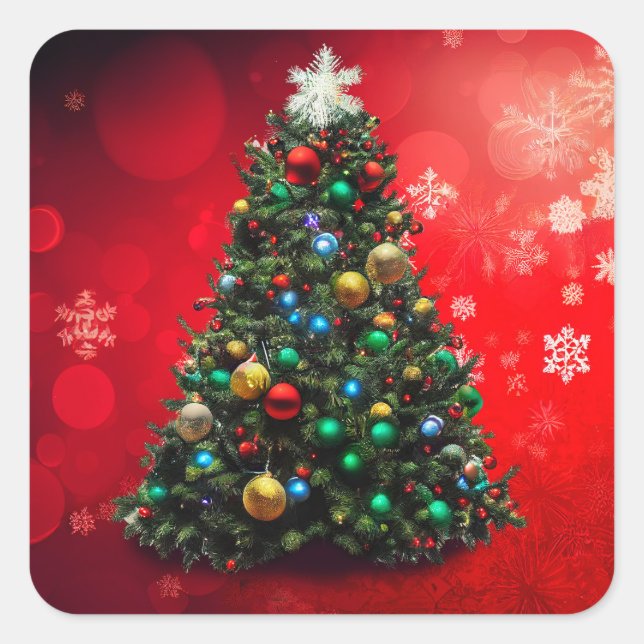 Sticker für den Weihnachtsbaum (Vorderseite)