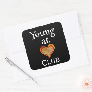 Sticker für den Young at Heart Club