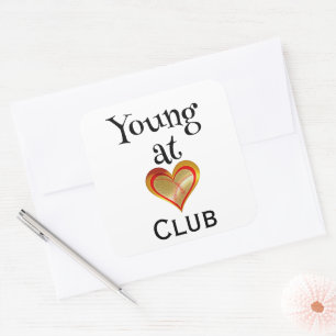 Sticker für den Young at Heart Club