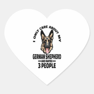 Sticker für deutsche Hirten - Ich kümmere mich nur