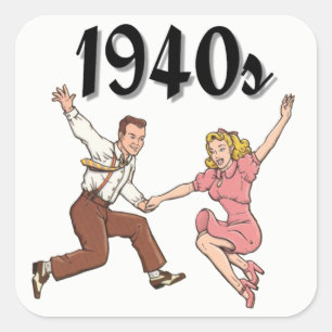 Sticker für die 40er Jahre