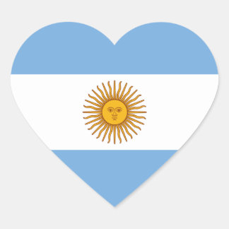 Sticker für die argentinische Flagge