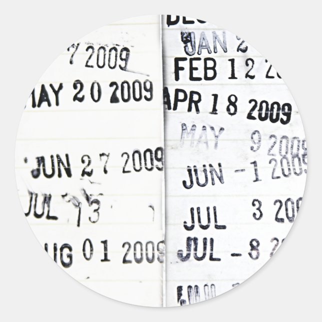 Sticker für die Briefmarke von Bibliotheksdaten (Vorderseite)