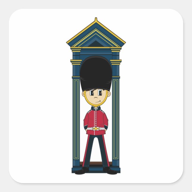 Sticker für die britische Königliche Garde (Vorderseite)