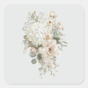 Sticker für die Elfenbeinküste - Eleganter Blumens