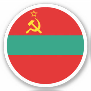 Sticker für die Flagge Pridnestrovie / Transnistri