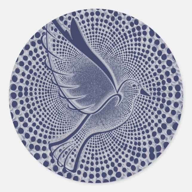 Sticker für die Friedensdove (Vorderseite)