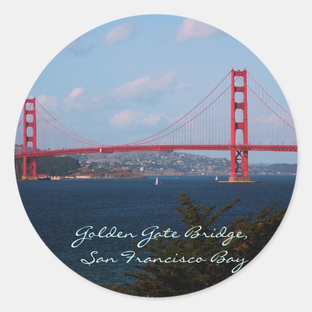 Sticker für die Golden Gate Bridge (Vorderseite)