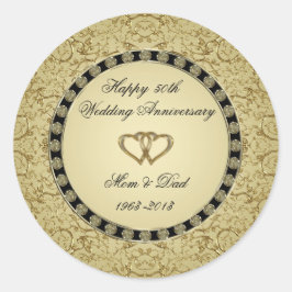 Sticker für die goldene Hochzeit