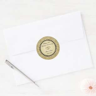 Sticker für die goldene Hochzeit