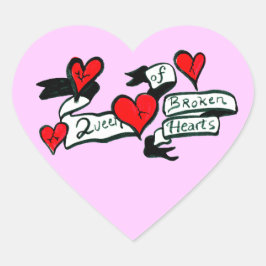 Sticker für die Königin gebrochener Herzen