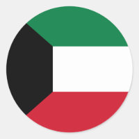 Sticker für die Kuwait-Flagge