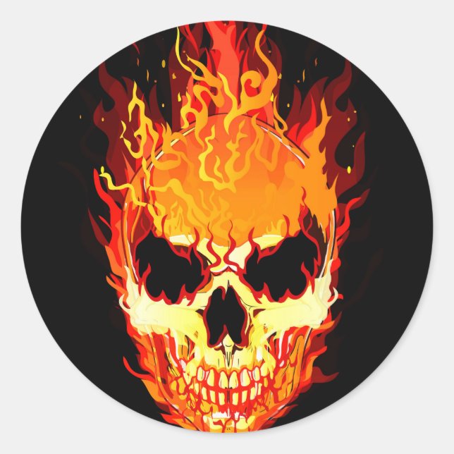 Sticker für die leuchtenden Schädel (Vorderseite)