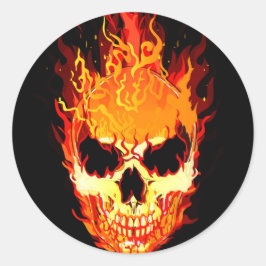 Sticker für die leuchtenden Schädel