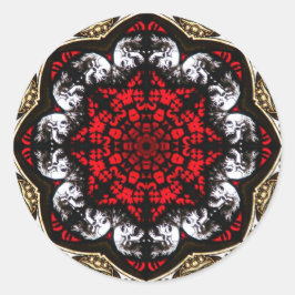 Sticker für die Rose Barock