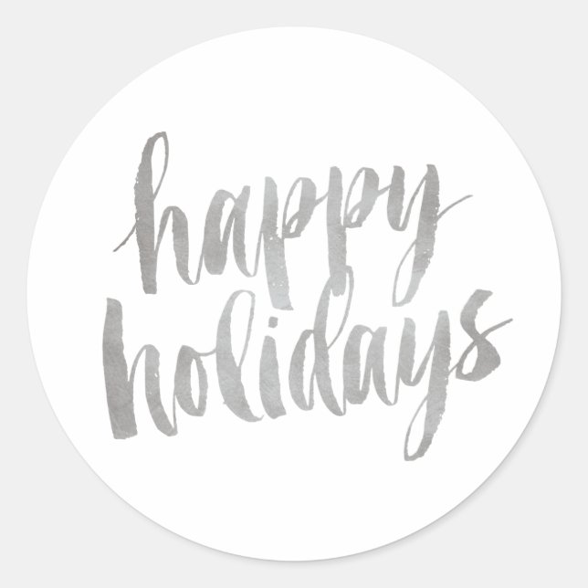 Sticker für die Schließzeit von Silver Happy Holid (Vorderseite)
