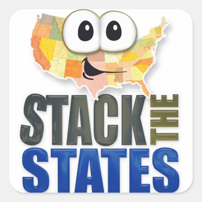 Sticker für die Staaten (Vorderseite)