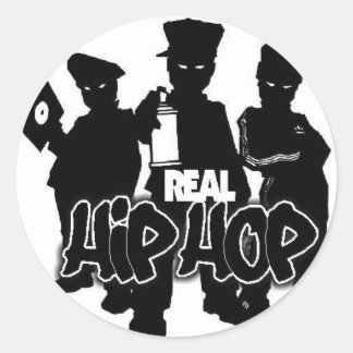 Sticker für echte Hip Hop