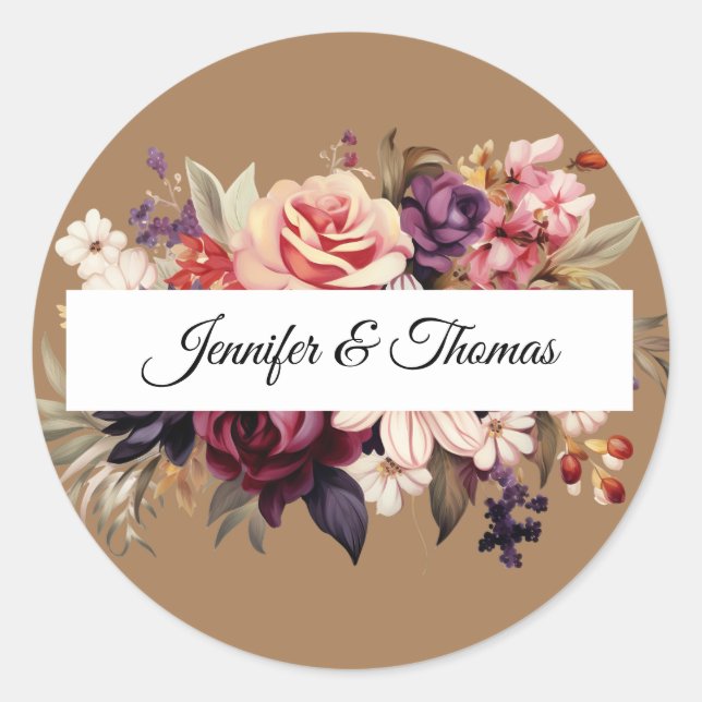 Sticker für Elegante Blumenzwiebeln aus der Renais (Vorderseite)