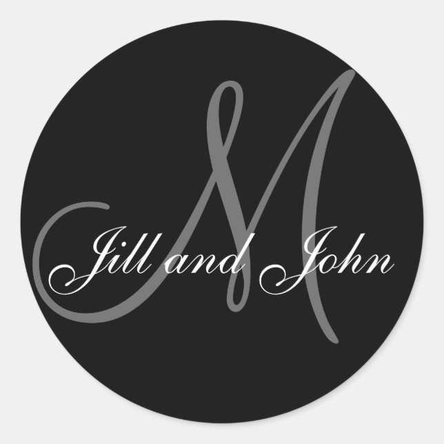 Sticker für Elegante Hochzeiten Sie können persona (Vorderseite)