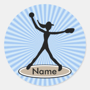 Sticker für Fastpitch Softball Pitcher
