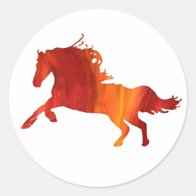 Sticker für Feuerpferde (Vorderseite)