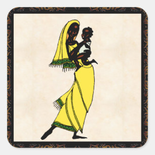 Sticker für Frauen in Afrika