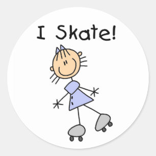 Sticker für Girl I Skate