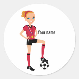Sticker für Girl Soccer