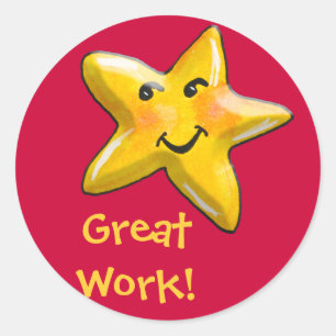 Sticker für großartige Arbeitssterne