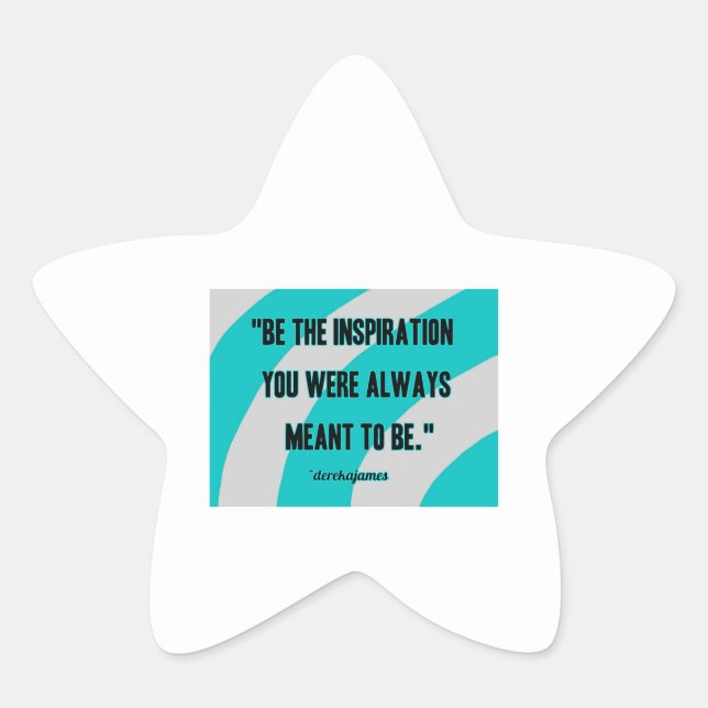 Sticker für Inspirationsstern (Vorderseite)
